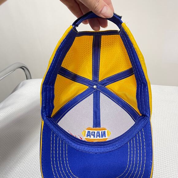 NAPA NASCAR Racing Hat Chase Elliott #9 Blue Yellow Adjustable Baseball Cap - Picture 3 of 8